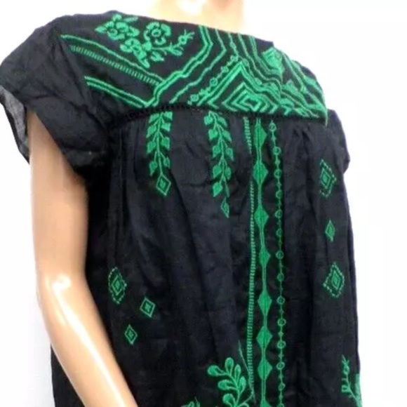 JOHNNY WAS Workshop Willow Petal Sleeve heavily embroidered Dress NWT - Picture 10 of 15